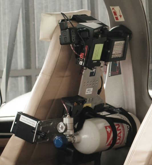 Ascend pack oxygen system holder