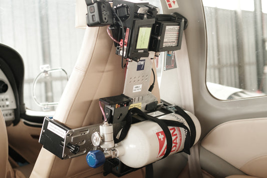 Ascend pack oxygen system holder