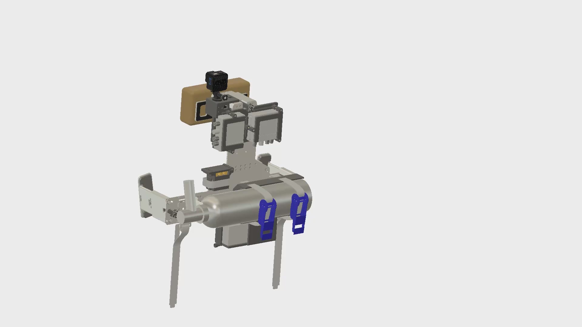 360° view Ascend pack oxygen system holder