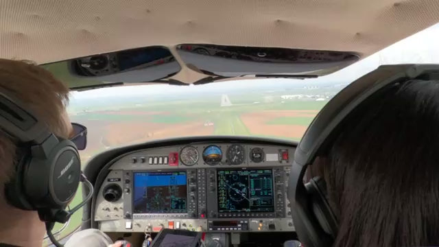 landing perspective filmed from Ascend pack Oxygen system holder